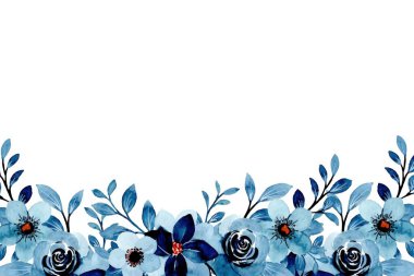 suluboya çiçek çerçevesi, tasarım için arkaplan, pastel renkler