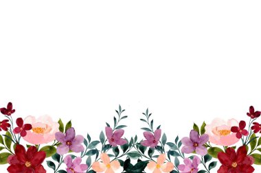 Düğün, doğum günü, kart, arkaplan, davetiye, duvar kağıdı, çıkartma, dekorasyon için suluboya bahar çiçeği.