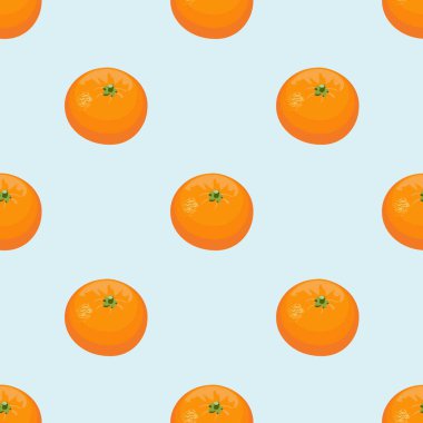 Tatlı turuncu meyve desenli arka plan vektör tasarımı