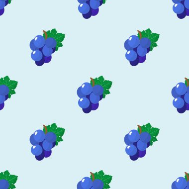 Mor Üzüm Kusursuz Desenli Arkaplan.