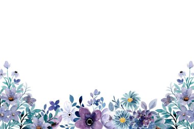 Düğün, doğum günü, kart, arkaplan, davetiye, duvar kağıdı, çıkartma, dekorasyon için suluboya çerçeve.