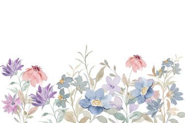 Düğün, doğum günü, kart, arkaplan, davetiye, duvar kağıdı, çıkartma, dekorasyon için suluboya çerçeve.