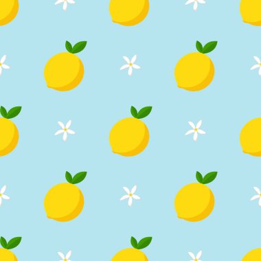 Limonsuz desen. Moda yaz arkaplanı. 