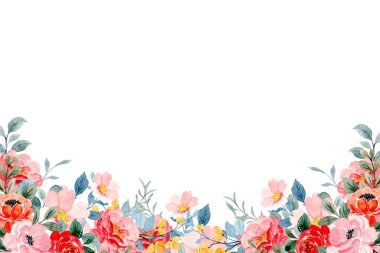 Düğün, doğum günü, kart, arkaplan, davetiye, duvar kağıdı, çıkartma, dekorasyon vesaire için renkli suluboya çerçevesi.