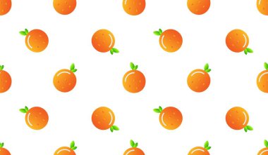 Portakal meyveli kusursuz desen