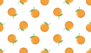 Portakal meyveli kusursuz desen