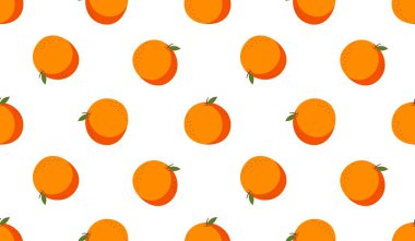 Portakal meyveli kusursuz desen