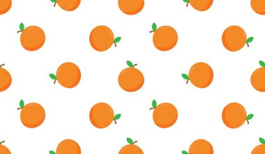 Portakal meyveli kusursuz desen