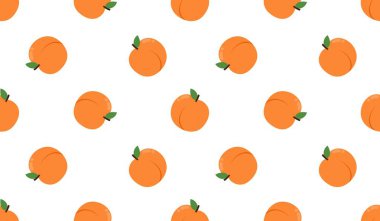 Şeftali meyveli kusursuz desen