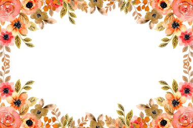 Düğün, doğum günü, kart, arkaplan, davetiye, duvar kağıdı, çıkartma, dekorasyon vesaire için çiçek rengi çerçevesi.