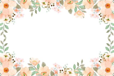 Tasarım için suluboya çiçekler arka plan vektörü.