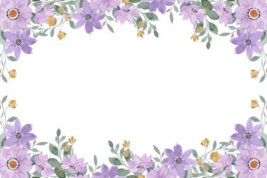 Düğün, doğum günü, kart, arkaplan, davetiye, duvar kağıdı, çıkartma, dekorasyon vesaire için çiçek rengi çerçevesi.