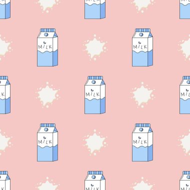 Süt kutusuyla kusursuz desen