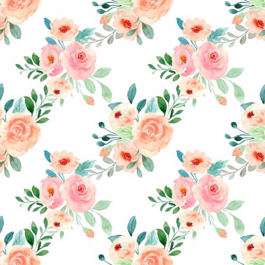 Tasarım için suluboya çiçekler arka plan vektörü.