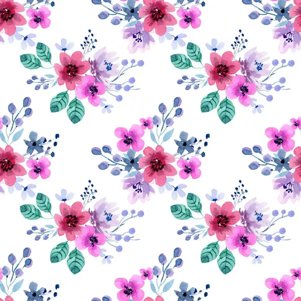 Beyaz arka planda tatlı bir suluboya deseni var. Yumuşak pastel renkler su rengi güzellik ürünleri veya diğer şeyler için kusursuz desen.