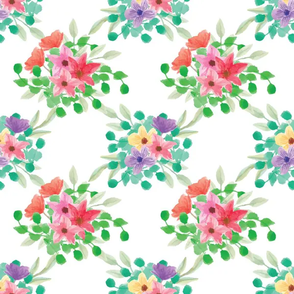 Beyaz arka planda tatlı bir suluboya deseni var. Güzellik ürünleri veya diğer ürünler için suluboya desen.