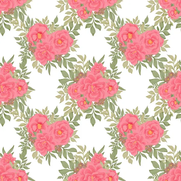 Beyaz arka planda tatlı bir suluboya deseni var. Güzellik ürünleri veya diğer ürünler için suluboya desen.