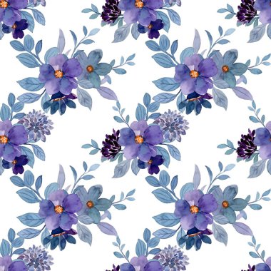 Beyaz arka planda tatlı bir suluboya deseni var. Güzellik ürünleri veya diğer ürünler için suluboya desen.