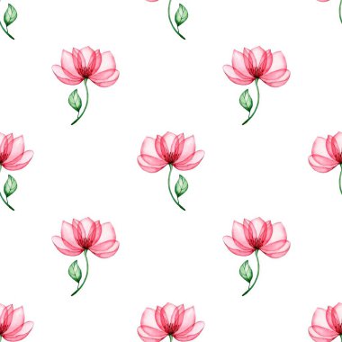 Tasarım için suluboya çiçekler arka plan vektörü.