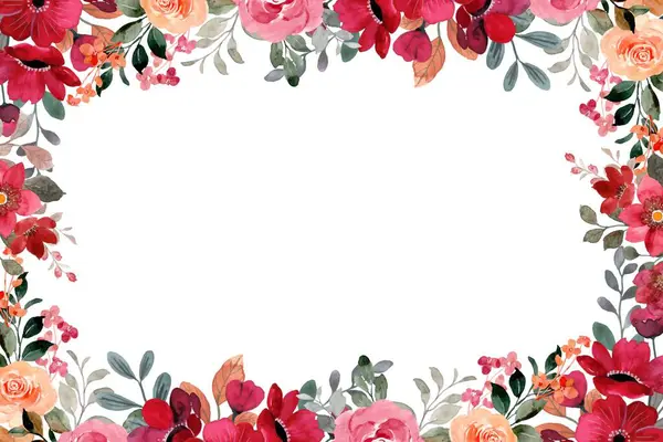 Tasarım için suluboya çiçekler arka plan vektörü.