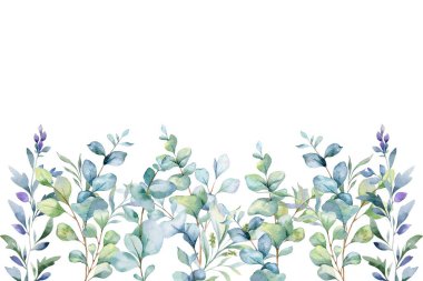 Tasarım için suluboya çiçekler arka plan vektörü.