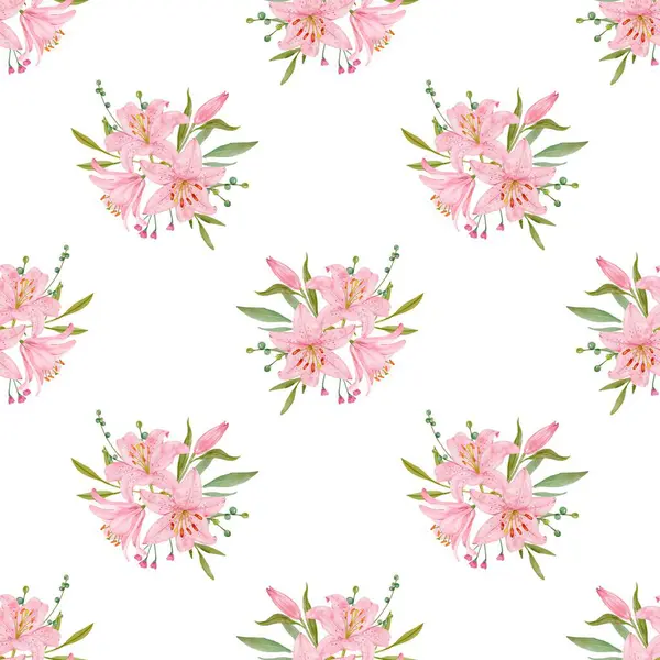 Tasarım için suluboya çiçek deseni.