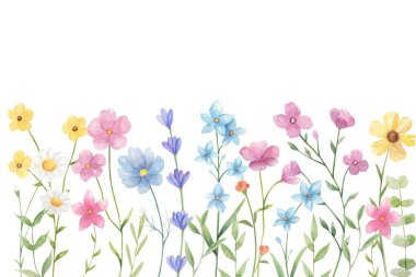 Tasarım için soyut suluboya bahçe arkaplan dokusu.