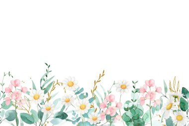 Tasarım için soyut suluboya bahçe arkaplan dokusu.