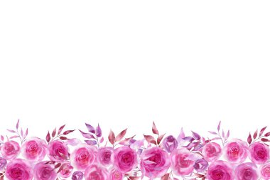 Tasarım için suluboya çiçekler arka plan vektörü.