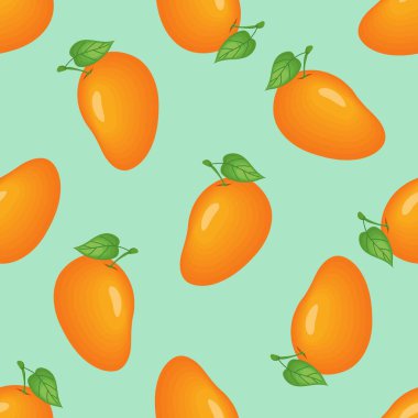 Mango meyveli, pürüzsüz bir şekil. Beyaz arka planda yaz tropikal meyveleri.