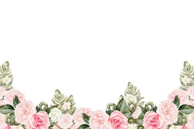 Tasarım için suluboya çiçekler arka plan vektörü.