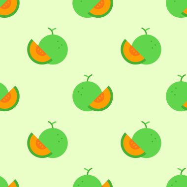 kavun vektörü pürüzsüz tekrar deseni.