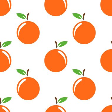 Portakal meyveli kusursuz desen