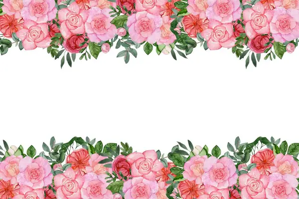 Tasarım için suluboya çiçekler arka plan vektörü.