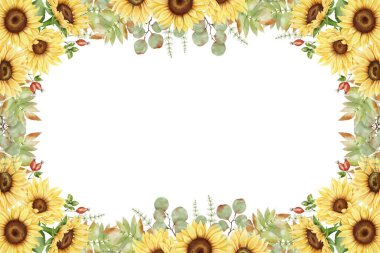 Tasarım için suluboya çiçekler arka plan vektörü.