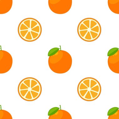 Portakal meyveli kusursuz desen
