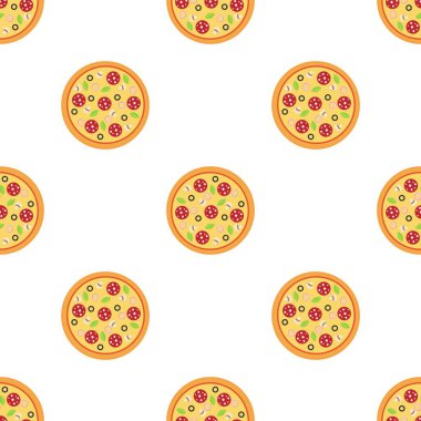 Pizzayla kusursuz desen.