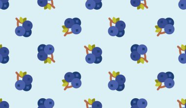 Böğürtlensiz Düzen Arkaplanı. Vector Illustration Duvar Kağıdı veya Herhangi Bir Amaçlı Arkaplan İçin Kusursuz Desen