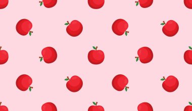 Çizgi film kırmızı elmasız desen