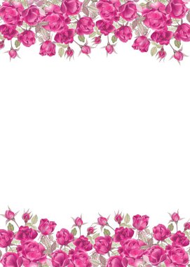 Tasarım için suluboya çiçekler arka plan vektörü.