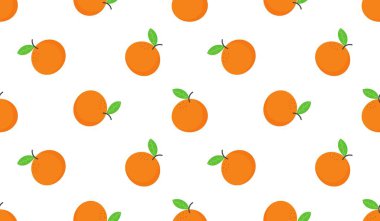 Portakal meyveli kusursuz desen.