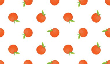 Portakal meyveli kusursuz desen.