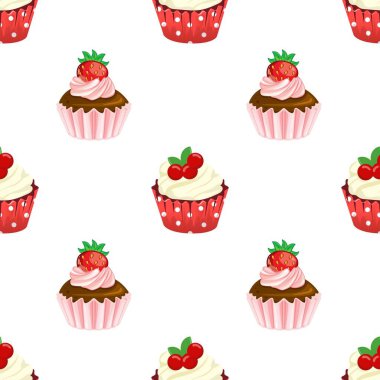 Şirin Kek Kusursuz Desensiz Çizim