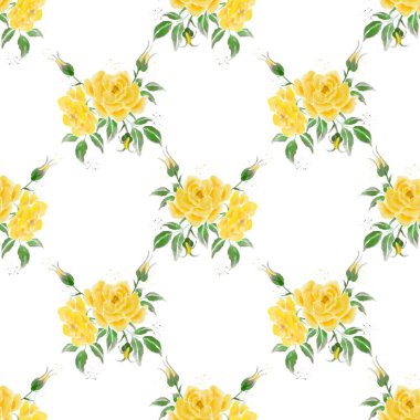 Tasarım için suluboya çiçekler arka plan vektörü.