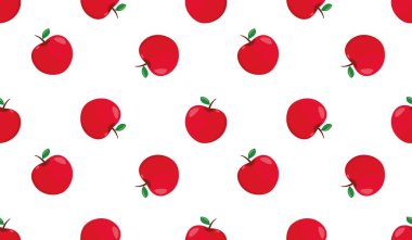 Çizgi film kırmızı elmasız desen