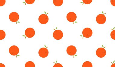 Portakal meyveli kusursuz desen.