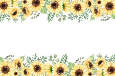 Tasarım için suluboya çiçekler arka plan vektörü.