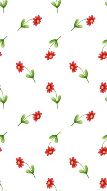 Çiçek vektör desenli illüstrasyon çiçek arkaplanı