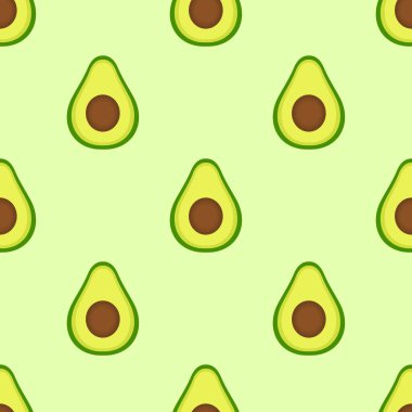 Avokado desenli geometrik dikişsiz. taze avokado deseni.