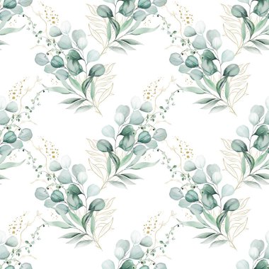 yaz, küçük yaprak, sanat tekstil tasarımı kusursuz yinelemeler, soyut etki, renkli dijital baskı